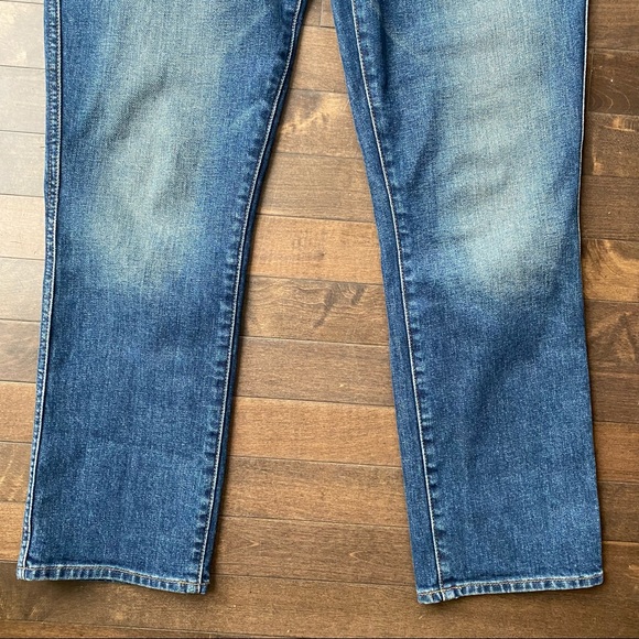 7 For All Mankind Edie High Rise Straight Leg Crop Jeans Size 28 - Picture 6 of 14